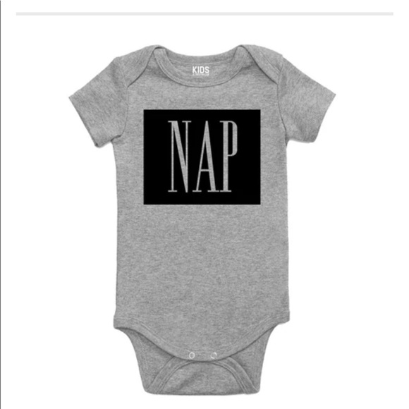 kids streetwear Other - ❤️ "Nap" Baby Onesie